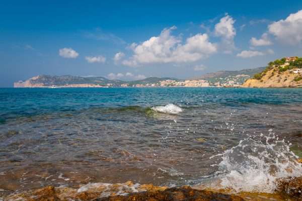 beautiful beach view from Mallorca Island